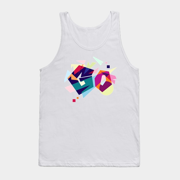 pop art go Tank Top by AlfinStudio